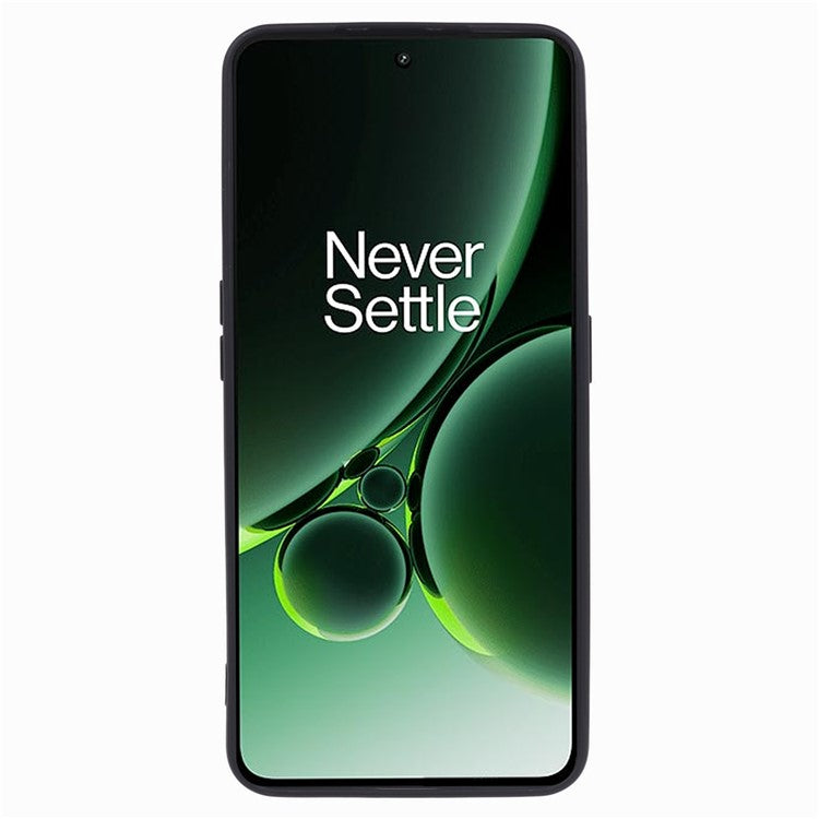 Straight Edge Phone Case for OnePlus Nord 3 5G / Ace 2V , Soft TPU Precise Cutout Camera Protection Cover - Black