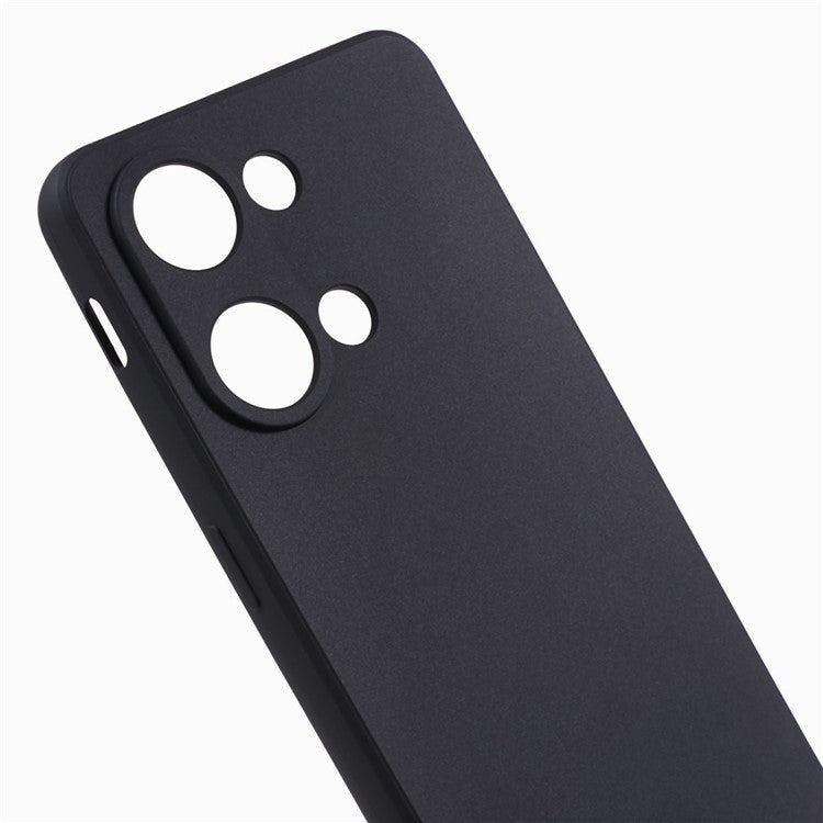 Straight Edge Phone Case for OnePlus Nord 3 5G / Ace 2V , Soft TPU Precise Cutout Camera Protection Cover - Black