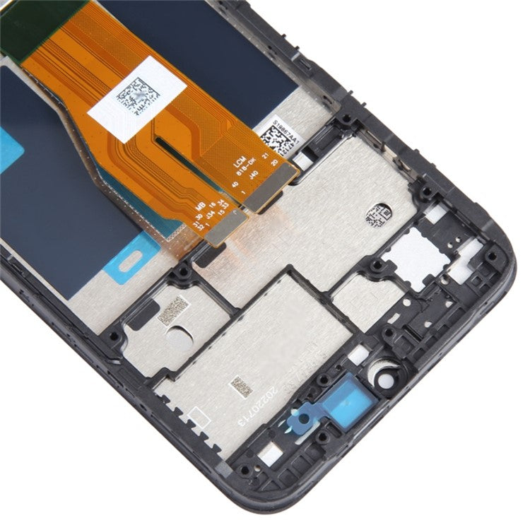 For Realme C33 Grade B LCD Screen and Digitizer Assembly + Frame Replace Part (without Logo)