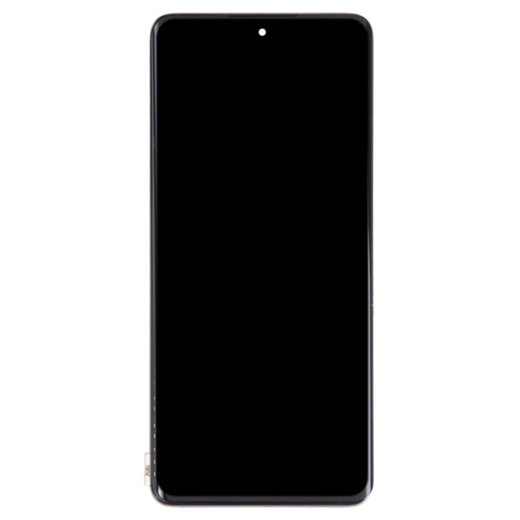 For Oppo Reno9 5G / Reno9 Pro 5G OEM Grade S AMOLED Screen and Digitizer Assembly + Frame Part (without Logo) - Black