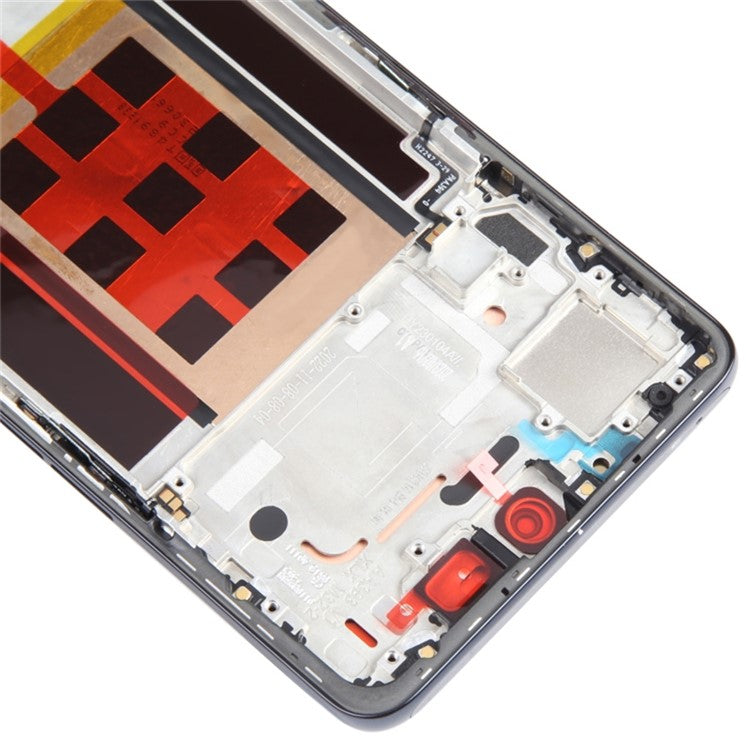 For Oppo Reno9 5G / Reno9 Pro 5G OEM Grade S AMOLED Screen and Digitizer Assembly + Frame Part (without Logo) - Black