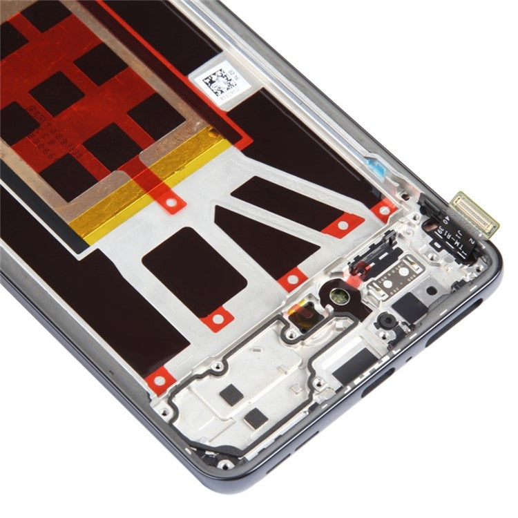 For Oppo Reno9 5G / Reno9 Pro 5G OEM Grade S AMOLED Screen and Digitizer Assembly + Frame Part (without Logo) - Black