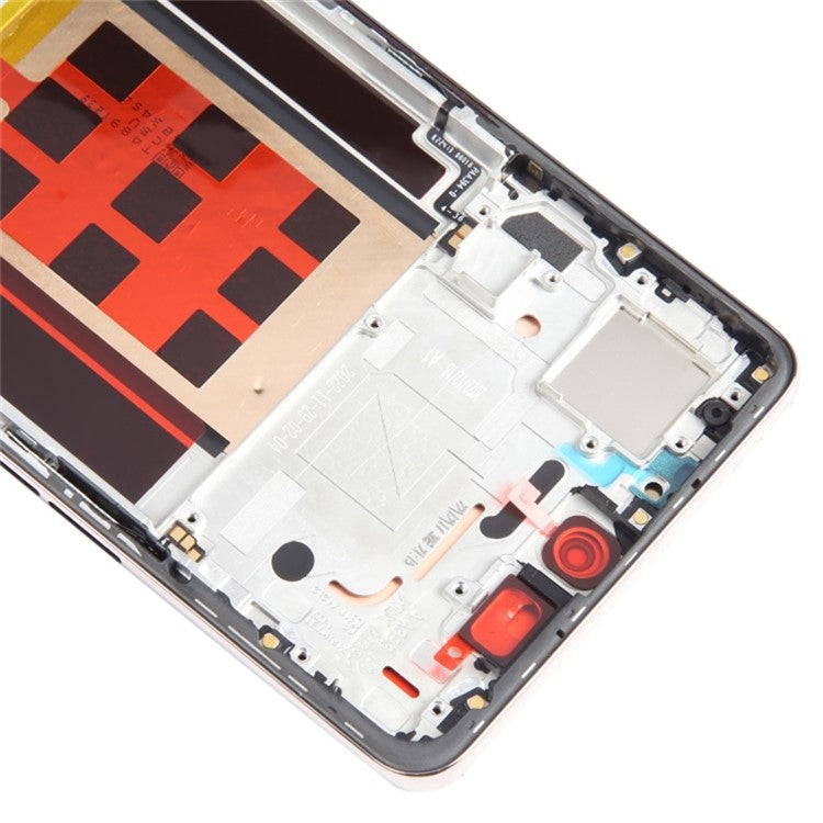 For Oppo Reno9 5G / Reno9 Pro 5G OEM Grade S AMOLED Screen and Digitizer Assembly + Frame Part (without Logo) - Gold
