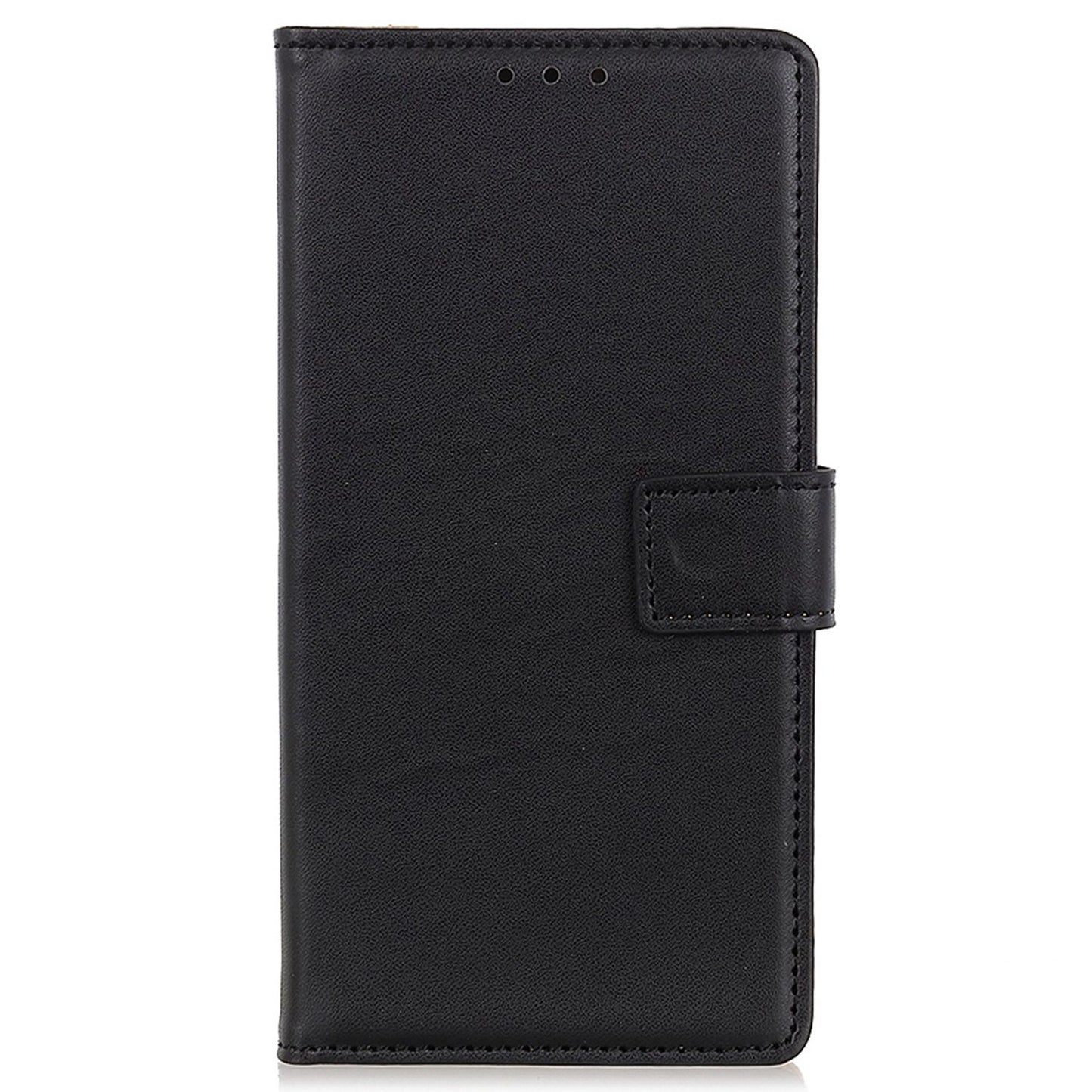 For Samsung Galaxy F34 5G / M34 5G Textured PU Leather Case Wallet Stand Drop-proof Protective Phone Cover - Black