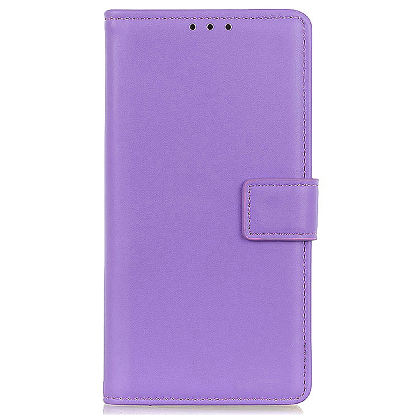 For Samsung Galaxy F34 5G / M34 5G Textured PU Leather Case Wallet Stand Drop-proof Protective Phone Cover - Purple