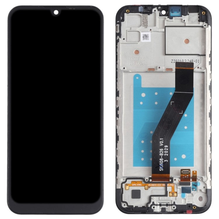 For Motorola Moto E6i XT2053-5 Grade B LCD Screen and Digitizer Assembly + Frame Replacement Part (without Logo)