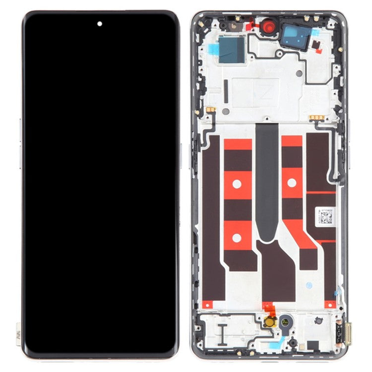For Oppo A1 Pro 5G OEM Grade S OLED Screen and Digitizer Assembly + Frame Part (without Logo) - Gold