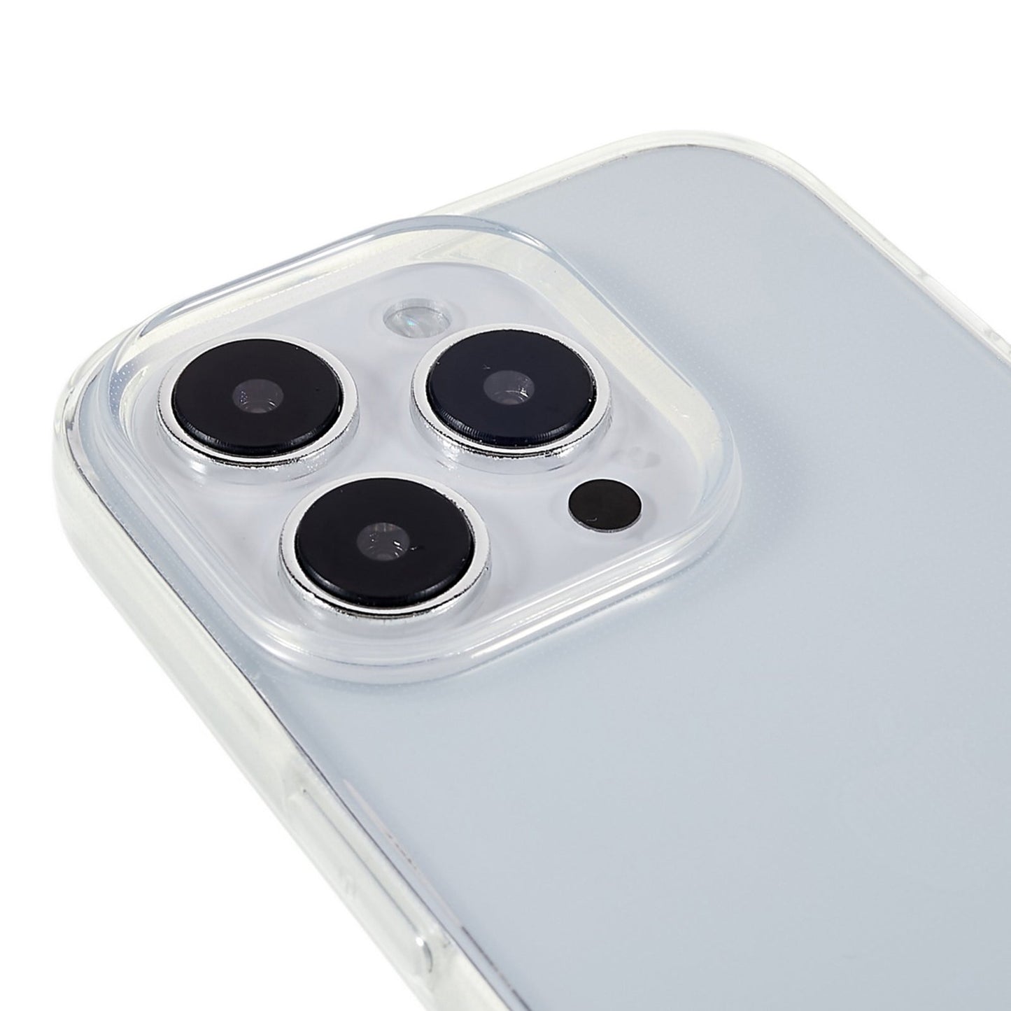 2.0mm Watermark-free Phone Cover for iPhone 15 Pro Max , Transparent TPU Back Case