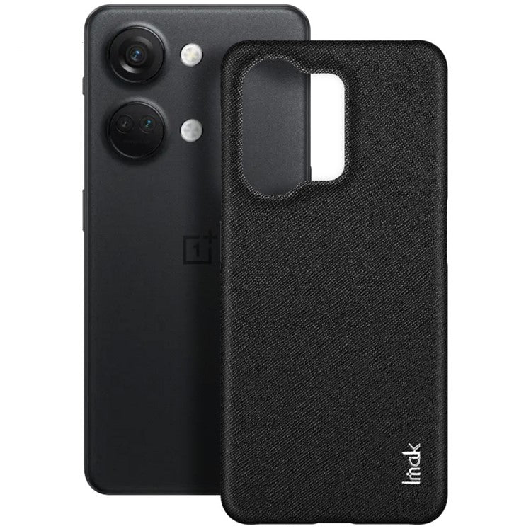 IMAK Ruiyi Series for OnePlus Ace 2V / Nord 3 5G Protective Phone Case PU Leather Coated PC Cover - Cross Texture