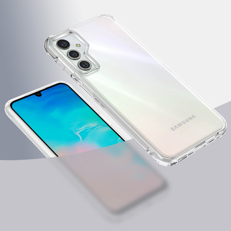 For Samsung Galaxy F34 5G / M34 5G PC+TPU Phone Case Airbag Protection Anti-drop Phone Cover - Transparent