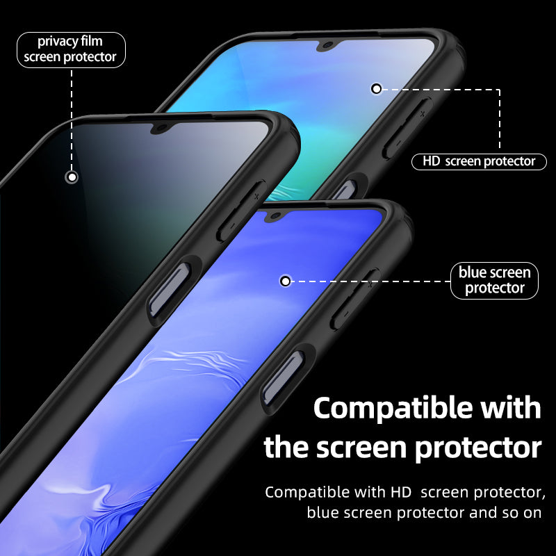 For Samsung Galaxy F34 5G / M34 5G PC+TPU Phone Case Airbag Protection Anti-drop Phone Cover - Transparent