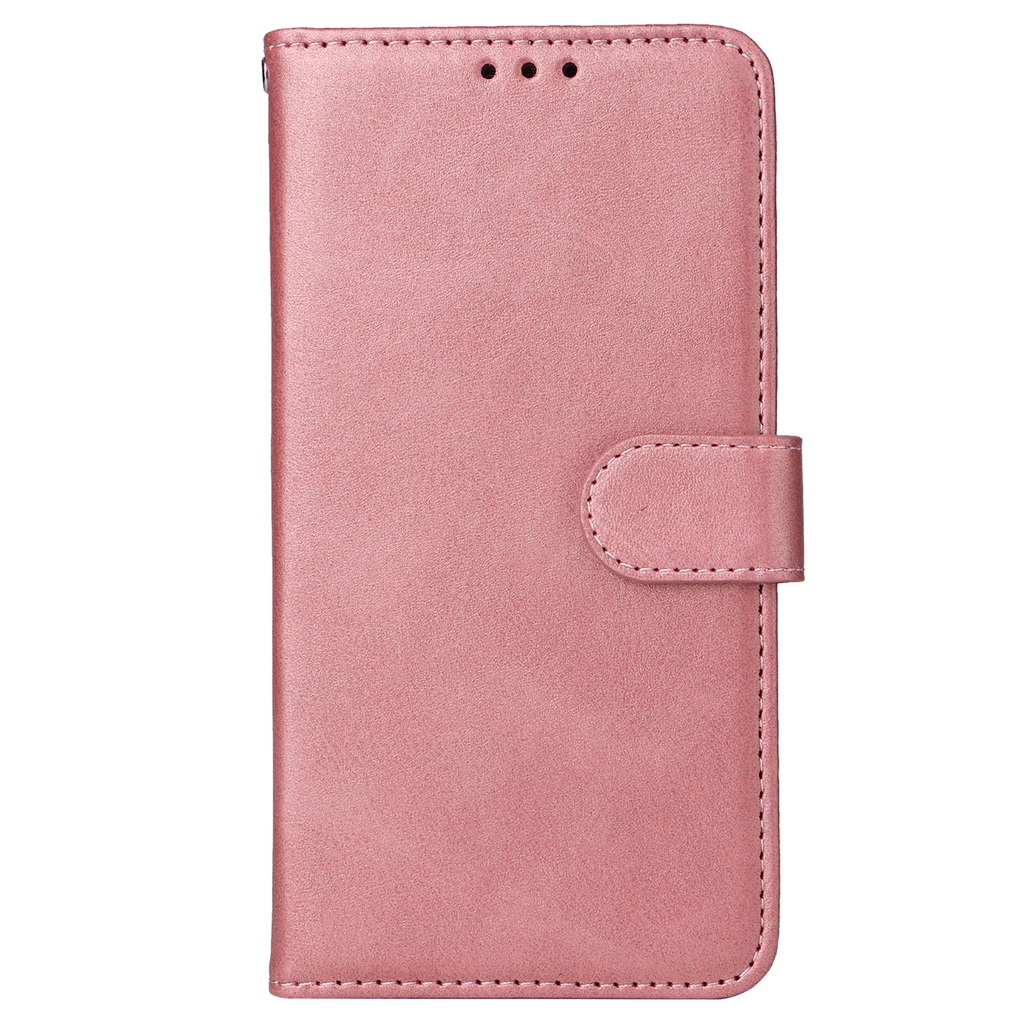 For Samsung Galaxy F34 5G / M34 5G Shockproof Phone Shell Calf Texture PU Leather Wallet Stand Cover - Pink