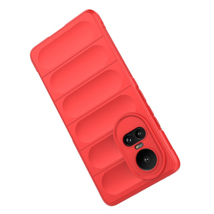 TPU Phone Case for Oppo Reno10 5G (Global) / Reno10 Pro 5G (Global) , Drop-Proof Protective Rugged Cover - Red