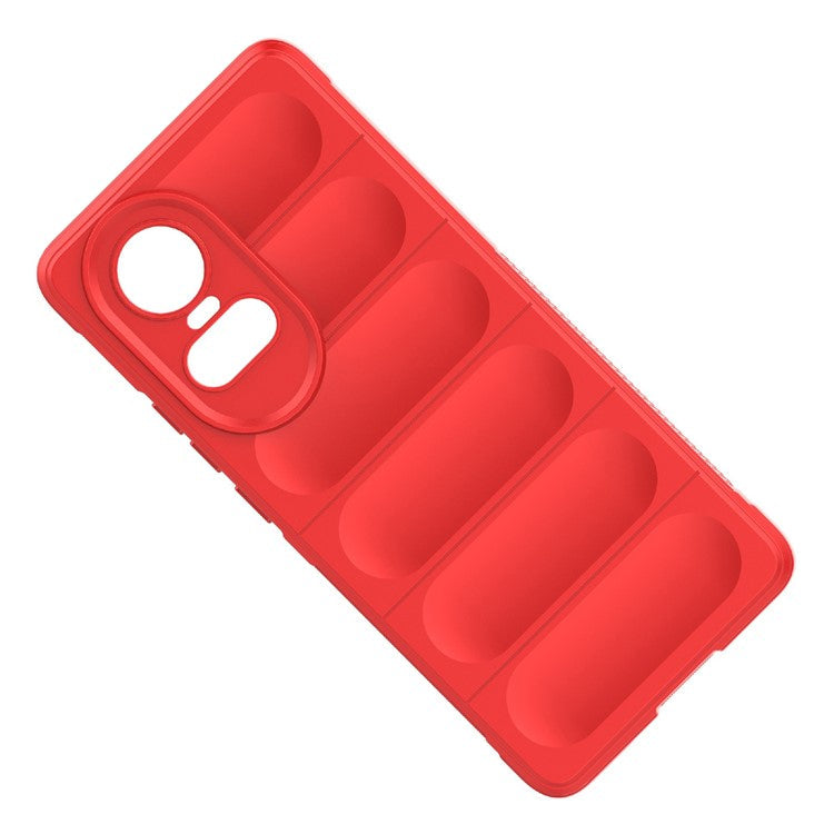 TPU Phone Case for Oppo Reno10 5G (Global) / Reno10 Pro 5G (Global) , Drop-Proof Protective Rugged Cover - Red