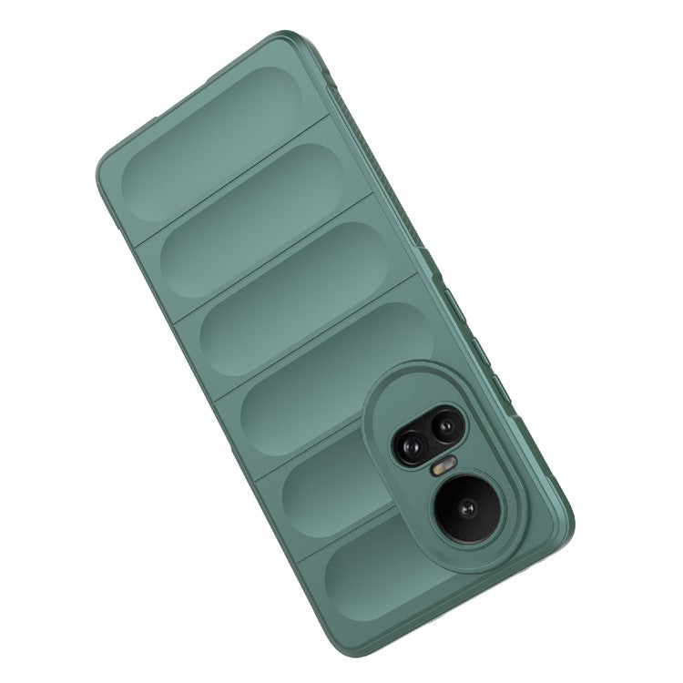 TPU Phone Case for Oppo Reno10 5G (Global) / Reno10 Pro 5G (Global) , Drop-Proof Protective Rugged Cover - Green