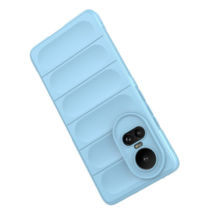 TPU Phone Case for Oppo Reno10 5G (Global) / Reno10 Pro 5G (Global) , Drop-Proof Protective Rugged Cover - Baby Blue