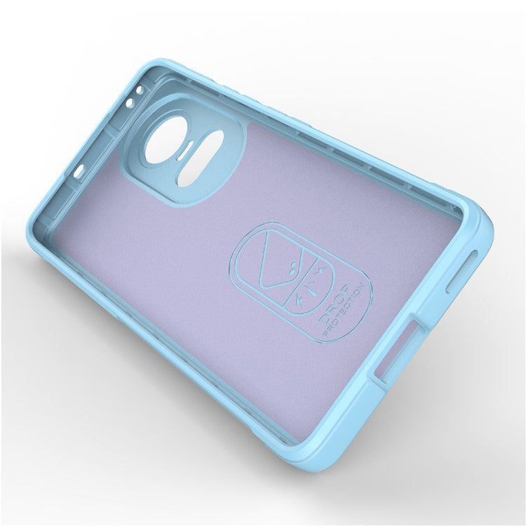 TPU Phone Case for Oppo Reno10 5G (Global) / Reno10 Pro 5G (Global) , Drop-Proof Protective Rugged Cover - Baby Blue
