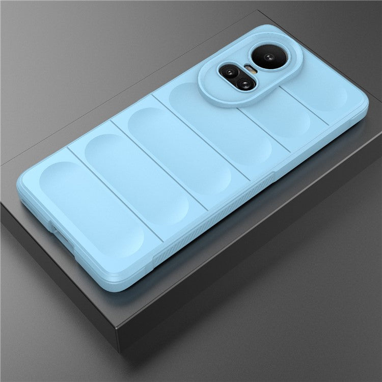 TPU Phone Case for Oppo Reno10 5G (Global) / Reno10 Pro 5G (Global) , Drop-Proof Protective Rugged Cover - Baby Blue