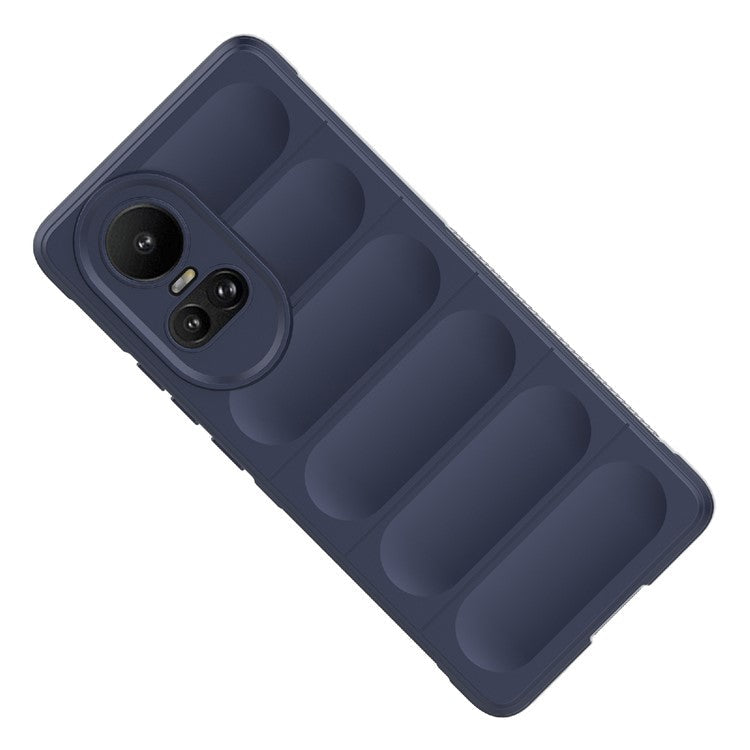 TPU Phone Case for Oppo Reno10 5G (Global) / Reno10 Pro 5G (Global) , Drop-Proof Protective Rugged Cover - Dark Blue