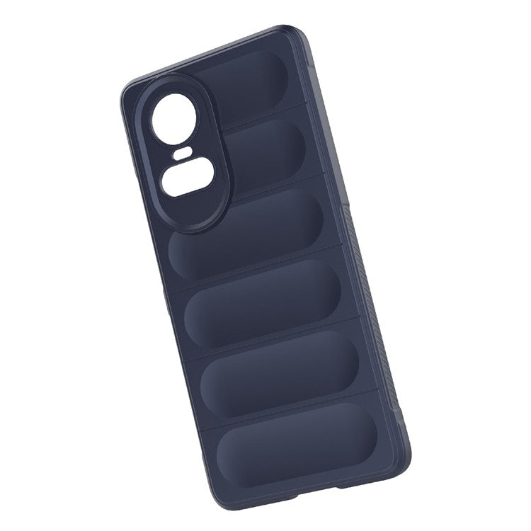TPU Phone Case for Oppo Reno10 5G (Global) / Reno10 Pro 5G (Global) , Drop-Proof Protective Rugged Cover - Dark Blue