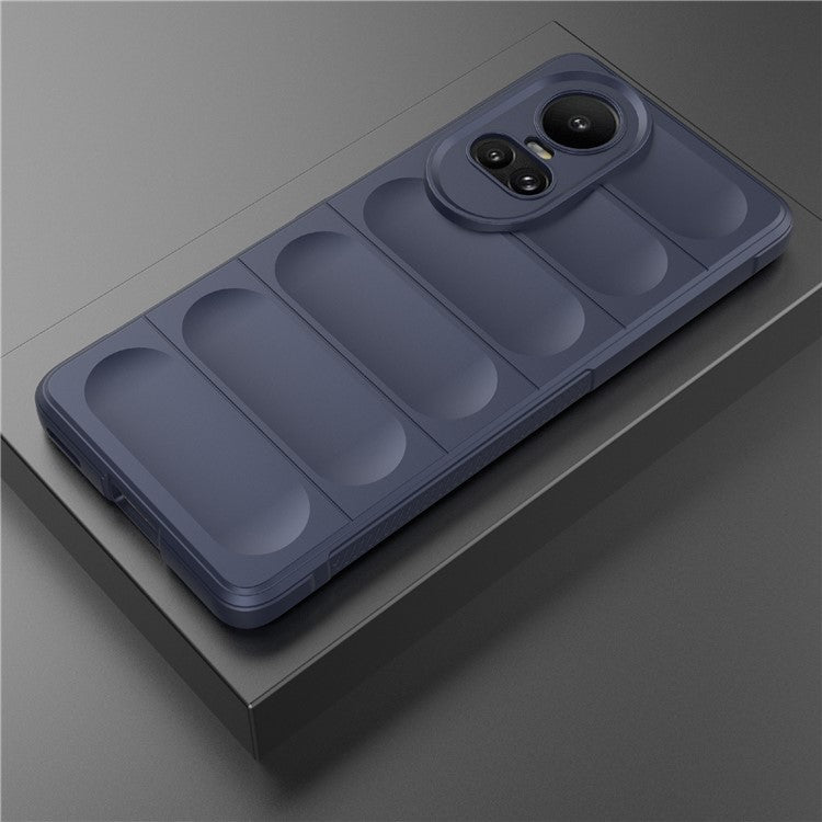 TPU Phone Case for Oppo Reno10 5G (Global) / Reno10 Pro 5G (Global) , Drop-Proof Protective Rugged Cover - Dark Blue