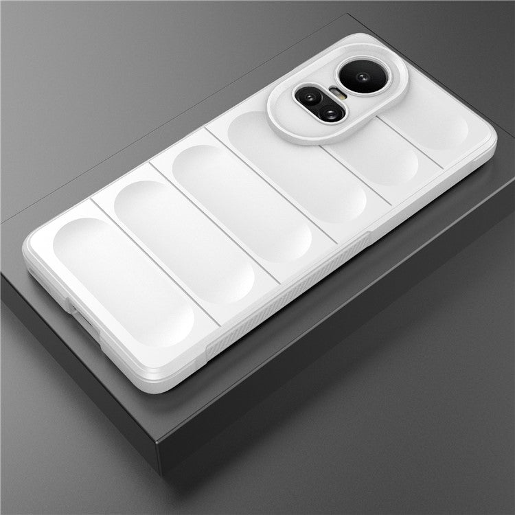 TPU Phone Case for Oppo Reno10 5G (Global) / Reno10 Pro 5G (Global) , Drop-Proof Protective Rugged Cover - White
