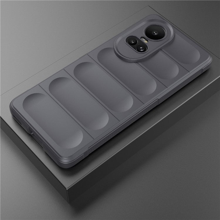 TPU Phone Case for Oppo Reno10 5G (Global) / Reno10 Pro 5G (Global) , Drop-Proof Protective Rugged Cover - Dark Grey