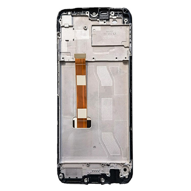 For Realme C25s Grade C LCD Screen and Digitizer Assembly + Frame Replacement Part (without Logo)