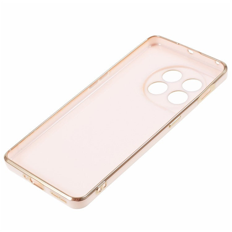 6D Glossy Anti-drop TPU Phone Case for OnePlus 11 5G Electroplating Smooth Phone Cover - Pink