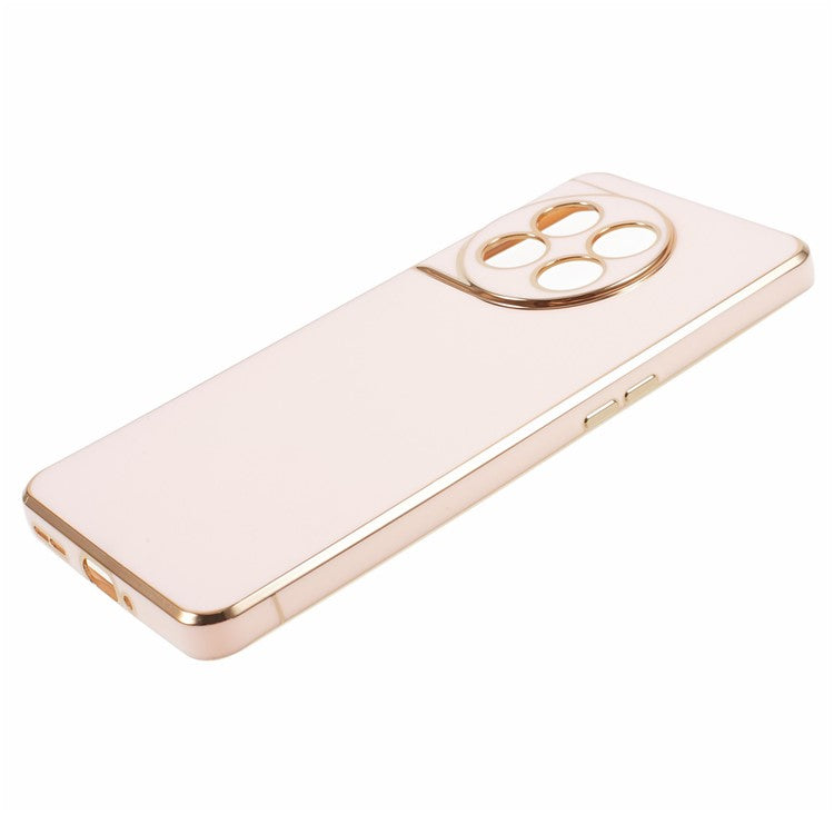 6D Glossy Anti-drop TPU Phone Case for OnePlus 11 5G Electroplating Smooth Phone Cover - Pink