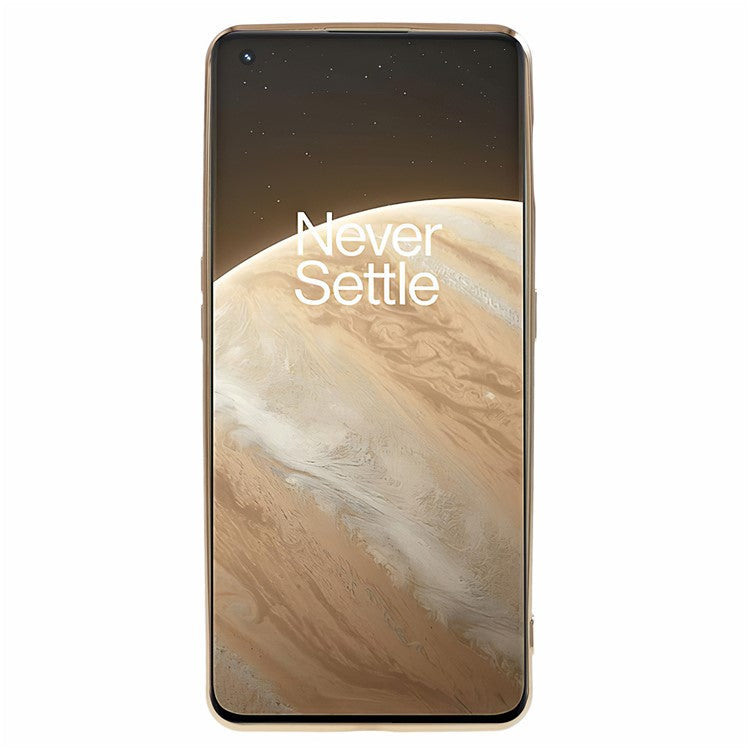 6D Glossy Anti-drop TPU Phone Case for OnePlus 11 5G Electroplating Smooth Phone Cover - Cyan