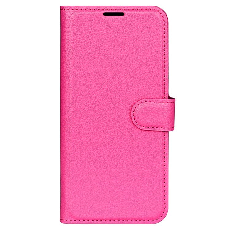 Phone Case For Oppo K11 5G Wallet Litchi Texture Shell Anti-Scratch Stand PU Leather Phone Cover - Rose
