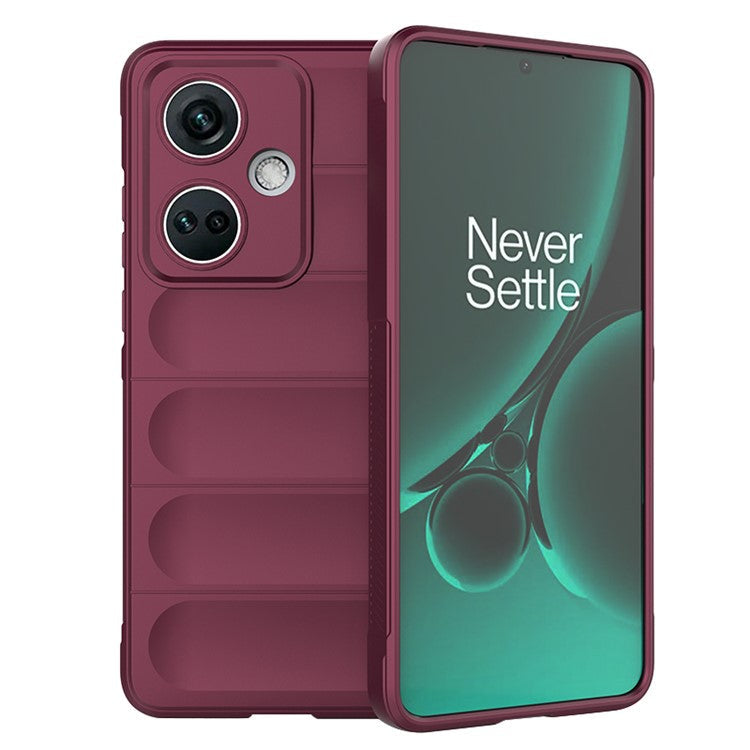 For OnePlus Nord CE3 5G Mobile Phone Cover Soft TPU Rugged Protective Case - Wine Red