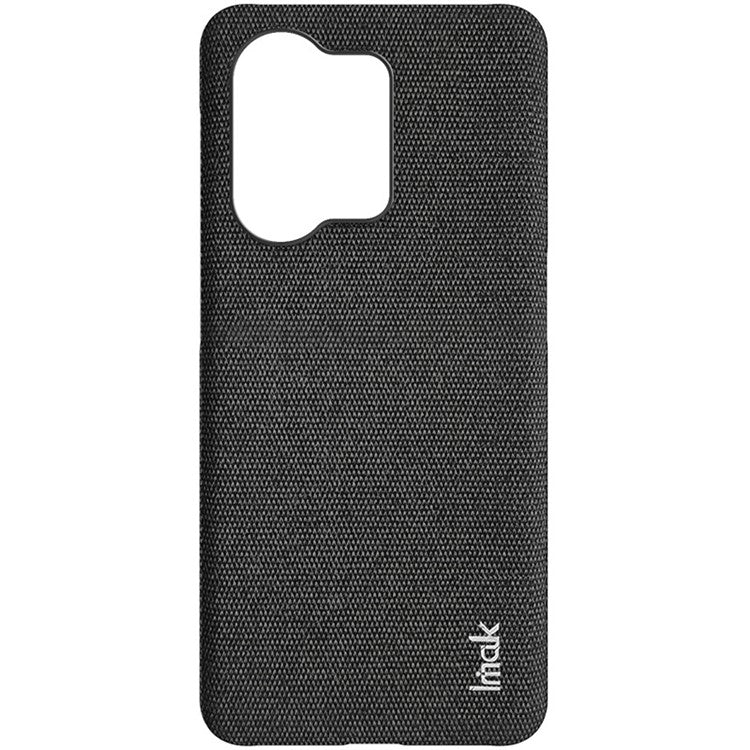 IMAK Ruiyi Series for OnePlus Ace 2V / Nord 3 5G PU Leather Coated PC Case Cloth Texture Phone Cover - Black