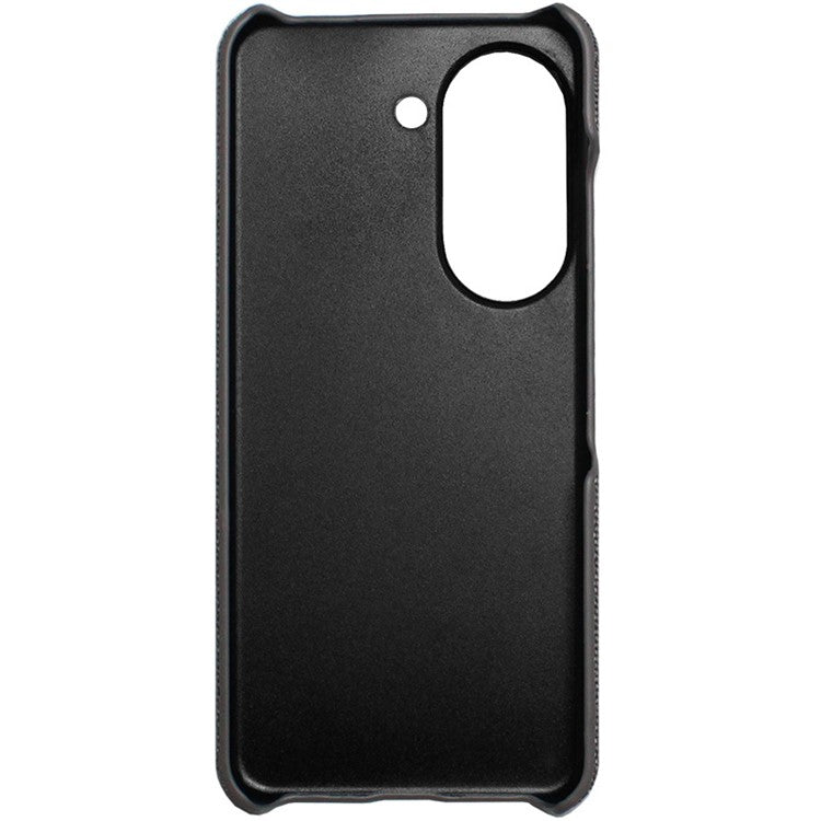 IMAK Ruiyi Series for Asus Zenfone 9 5G / Zenfone 10 5G Cloth Texture Phone Case PU Leather Coated PC Cover - Dark Grey