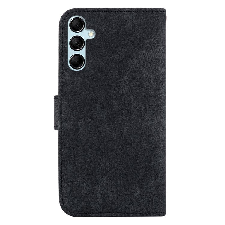 PU Leather Wallet Case for Samsung Galaxy M54 5G / F54 5G , Tiger Pattern Imprinted Stand Phone Cover - Black