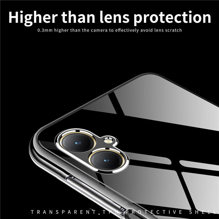 MOFI For vivo Y35+ 5G / Y35m+ 5G TPU Protective Shell Phone Case Transparent Dustproof Cell Phone Cover