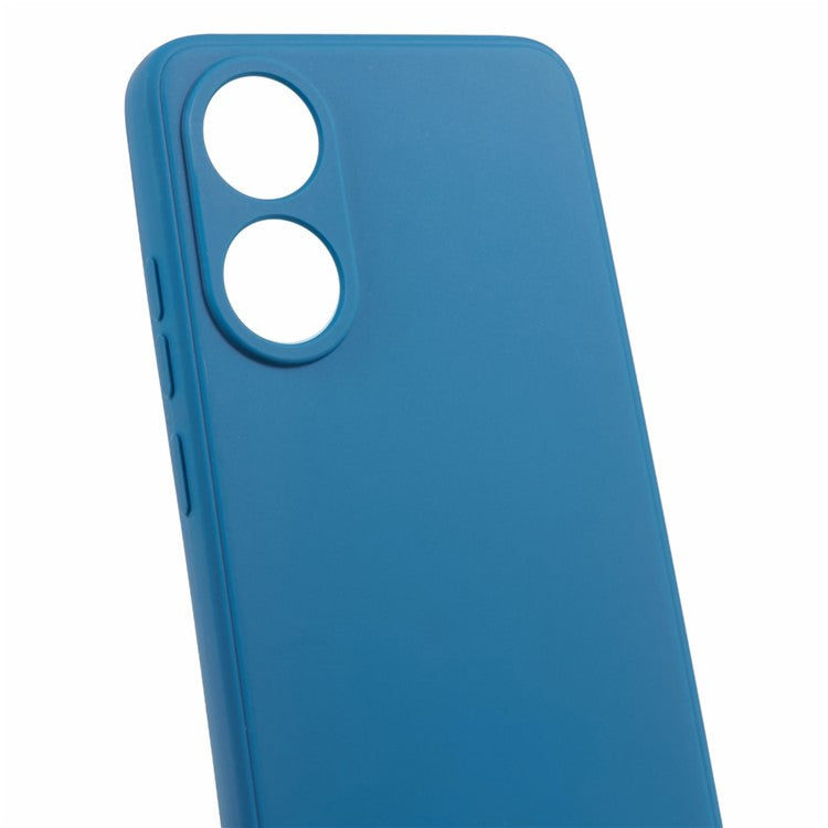 Straight Edge Phone Case for Oppo A78 4G , Lens Precise Cutout Soft TPU Anti-scratch Cover - Sapphire