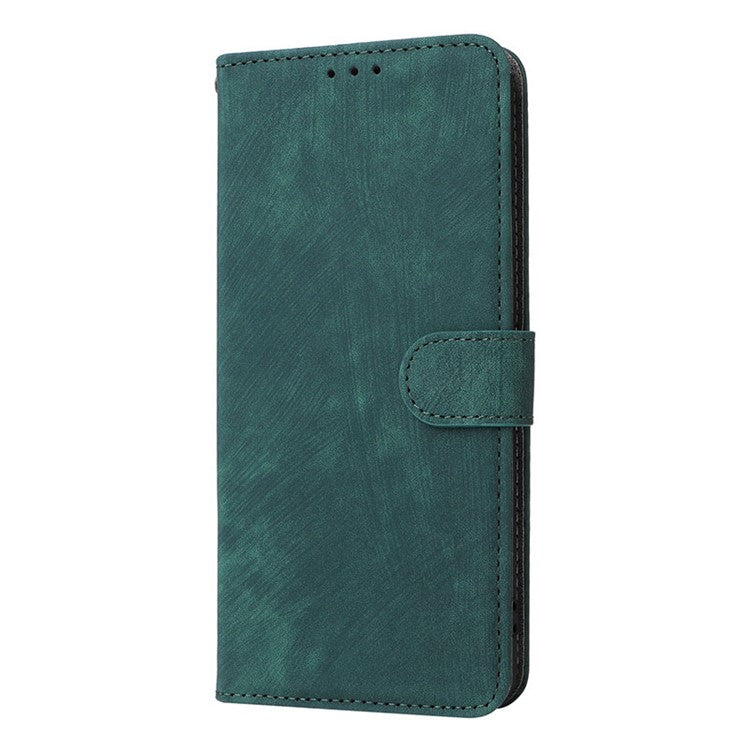For OnePlus Nord CE3 5G / Oppo K11 5G RFID Blocking Cell Phone Case Leather Wallet Stand Cover with Strap - Green