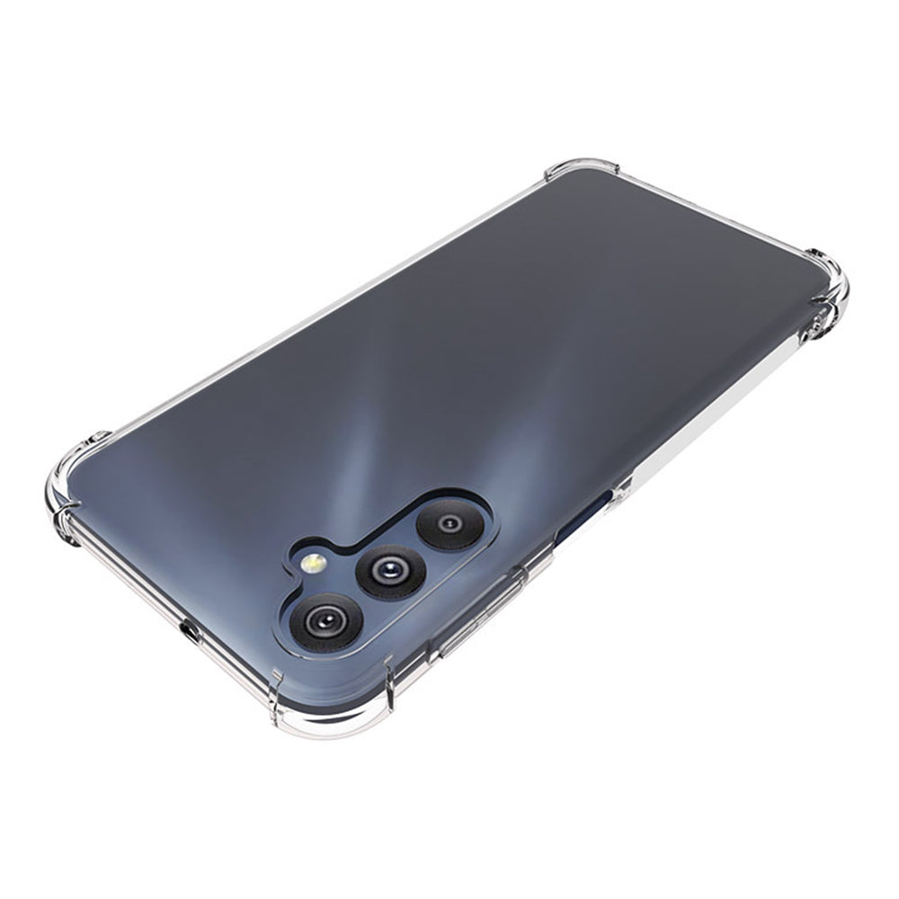 For Samsung Galaxy M34 5G / F34 5G Shockproof Phone Cover Transparent Anti-Dust TPU Phone Case
