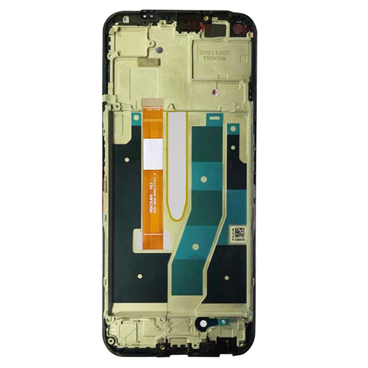 For Realme V25 OEM Grade B LCD Screen and Digitizer Assembly + Frame Part (without Logo)
