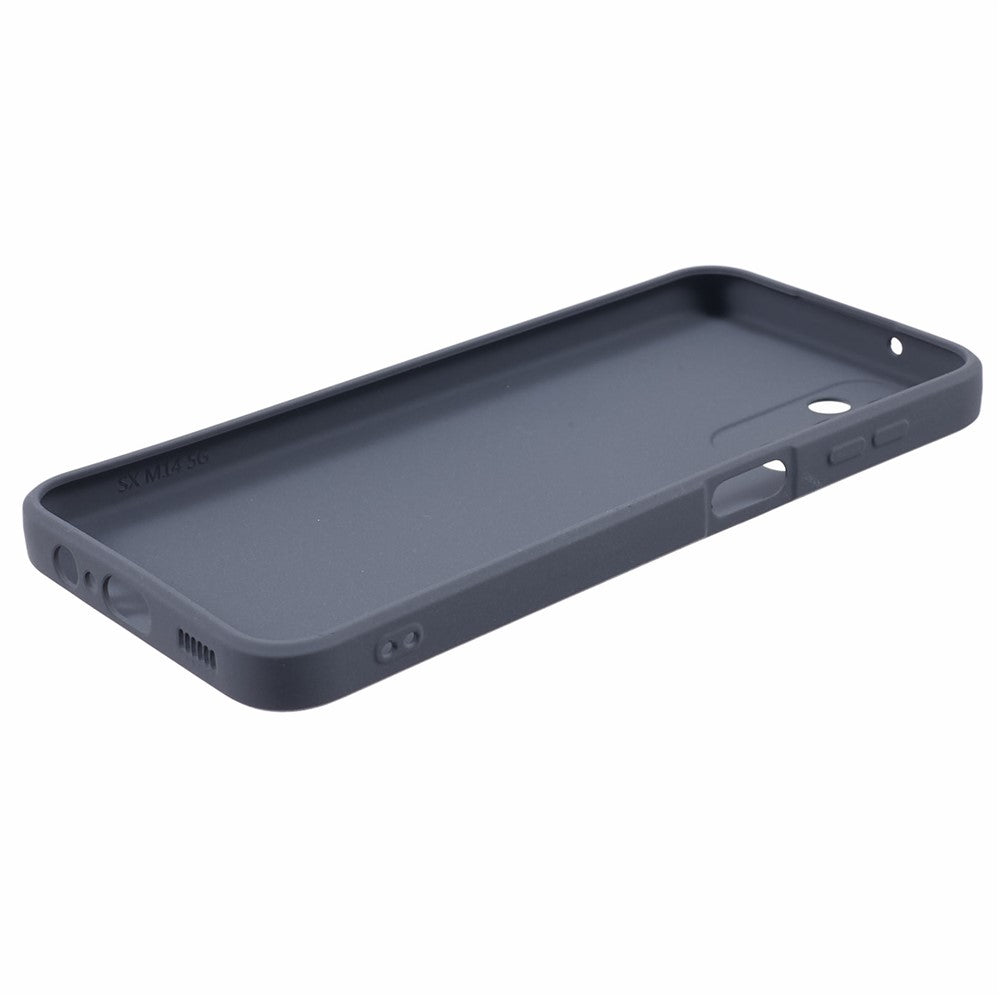 Double-Sided Matte TPU Cover for Samsung Galaxy M14 5G , Anti-scratch Cell Phone Case - Grey