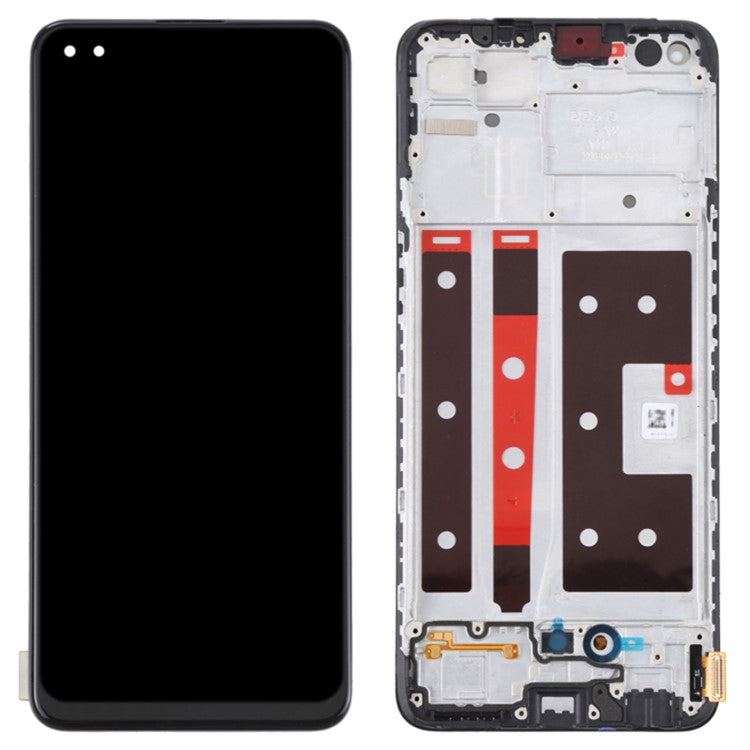For Oppo Reno4 F Grade C LCD Screen and Digitizer Assembly + Frame Part (TFT Technology) (without Logo)
