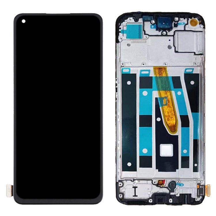 For Oppo Reno8 T 4G Grade C OLED Screen and Digitizer Assembly + Frame Repair Part (without Logo)