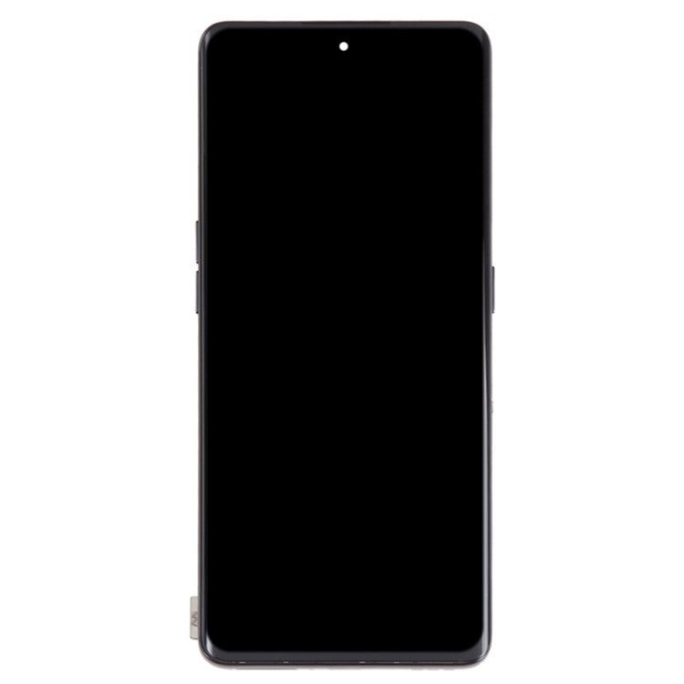 For Oppo Reno8 T 5G OEM Grade S AMOLED Screen and Digitizer Assembly + Frame Part (without Logo) (Front Camera Middle Hole Version) - Blue