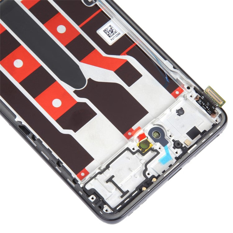 For Oppo Reno8 T 5G OEM Grade S AMOLED Screen and Digitizer Assembly + Frame Part (without Logo) (Front Camera Middle Hole Version) - Blue