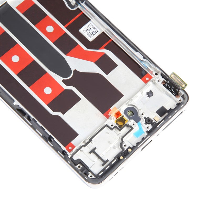 For Oppo Reno8 T 5G OEM Grade S AMOLED Screen and Digitizer Assembly + Frame Part (without Logo) (Front Camera Middle Hole Version) - Gold