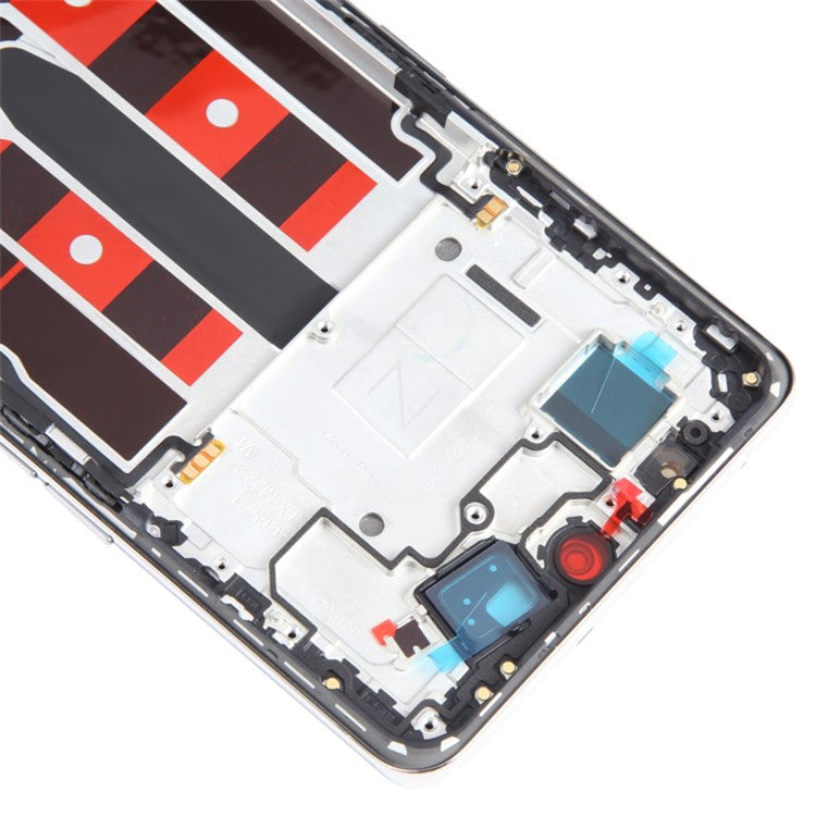 For Oppo Reno8 T 5G OEM Grade S AMOLED Screen and Digitizer Assembly + Frame Part (without Logo) (Front Camera Middle Hole Version) - Gold