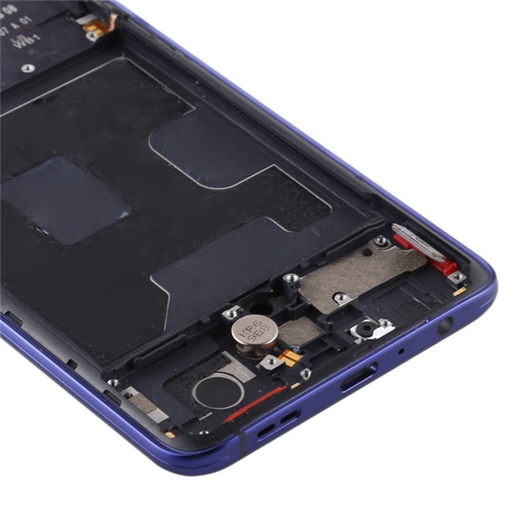 For Oppo Reno / Reno 5G Grade C LCD Screen and Digitizer Assembly + Frame Part (TFT Technology) (without Logo) - Purple