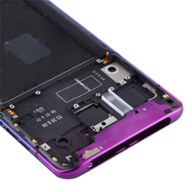 For Oppo Reno / Reno 5G OEM Grade S AMOLED Screen and Digitizer Assembly + Frame Replacement Part (without Logo) - Purple